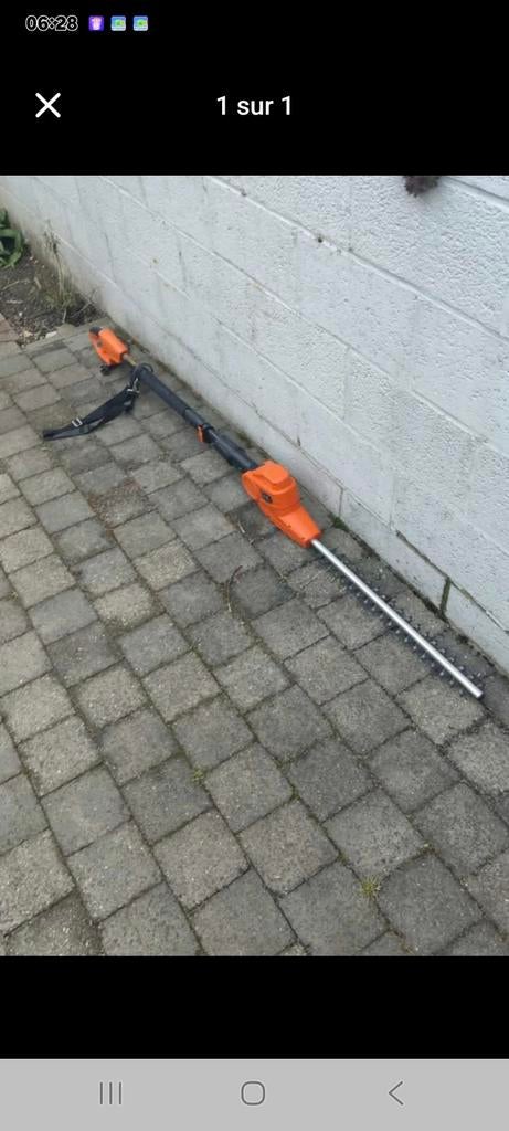 taille haie  télescopique  et un très bon état peu servi 40e, Enlèvement ou Envoi