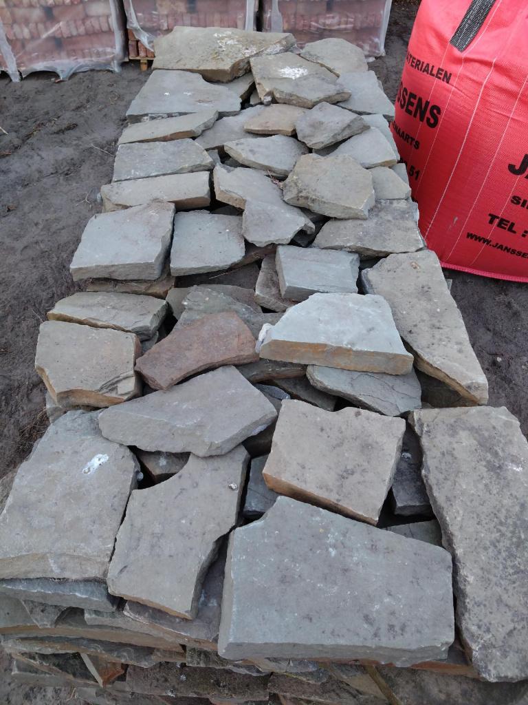 Flagstones - Leisteen voor tuinpad of terras., Ophalen, Gebruikt, Blauw, Overige typen