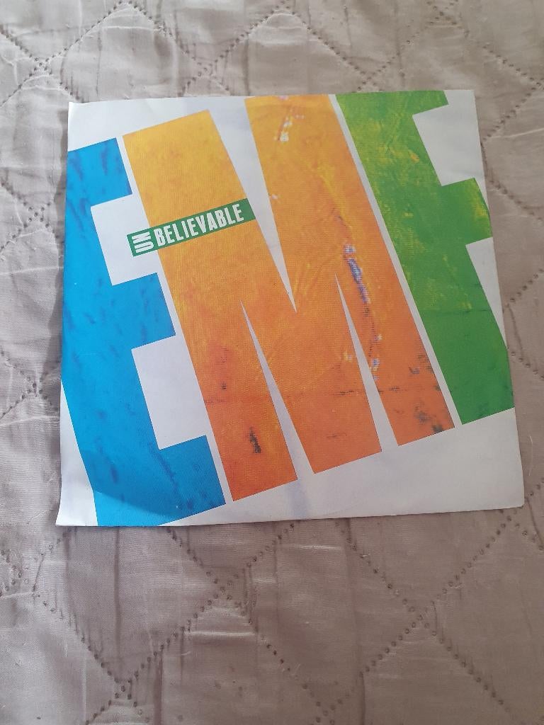 S - EMF – Unbelievable - 1990, 7 inch, Single, Ophalen of Verzenden, Zo goed als nieuw
