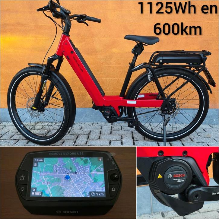 R&M Nevo3 Gt Vario 47 Hs 1125Wh 600km 2023 speedpedelec, Fietsen en Brommers, Elektrische fietsen, Zo goed als nieuw, Riese & Müller