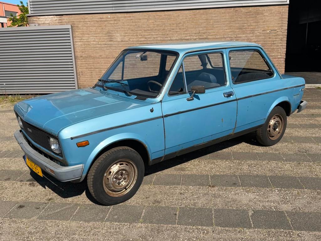 Fiat 128 1300 L Confort, Autos, Fiat, Achat, Autres modèles, Essence, Berline, 2 portes, Boîte manuelle, Bleu, Traction avant