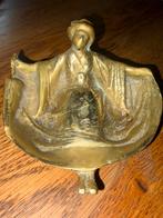 Te koop vintage ‘Naughty Geisha’ pin tray asbak, Ophalen of Verzenden, Brons