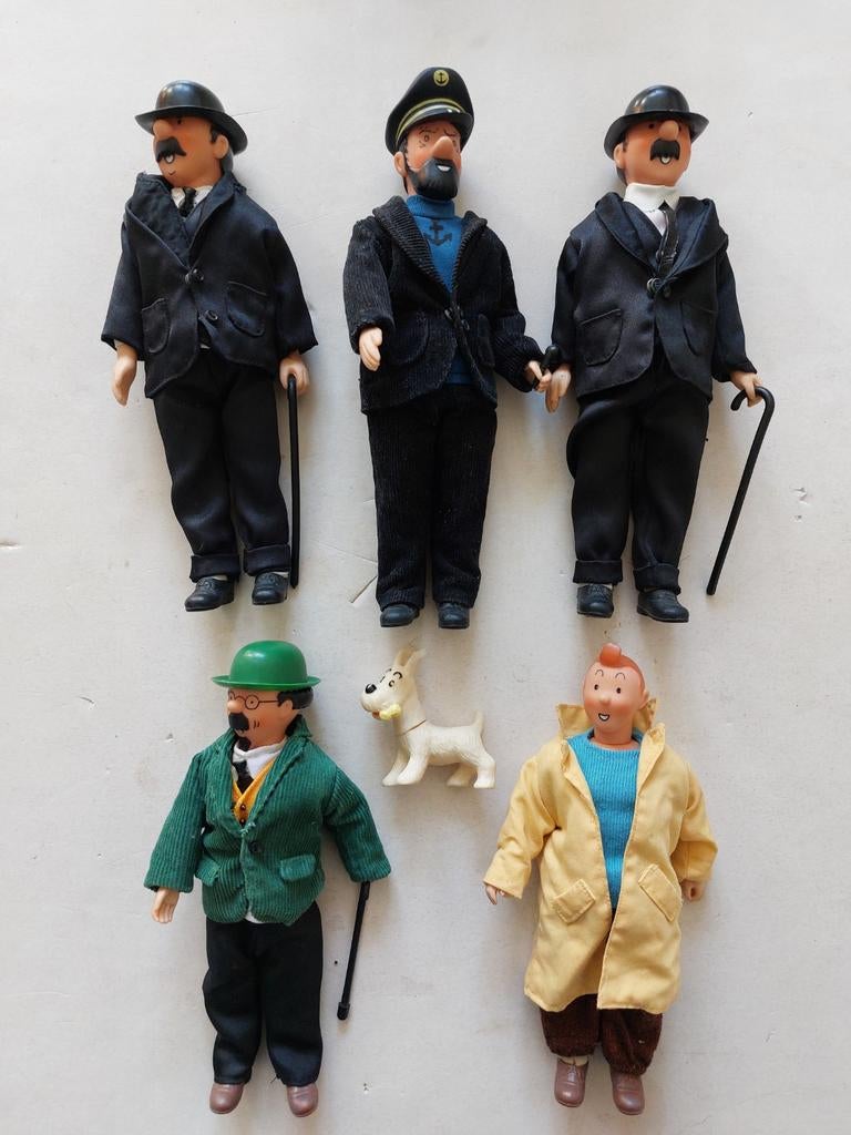 Lot de 6 figurines Tintin, Enlèvement ou Envoi