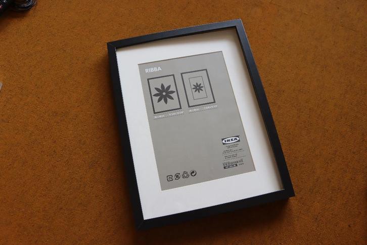 Fotokader zwart Ribba 30x40, TV, Hi-fi & Vidéo, Photo | Cadres photo, Utilisé, Enlèvement