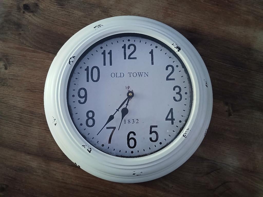 Horloge murale 43cm, Enlèvement, Comme neuf, Analogique, Horloge murale