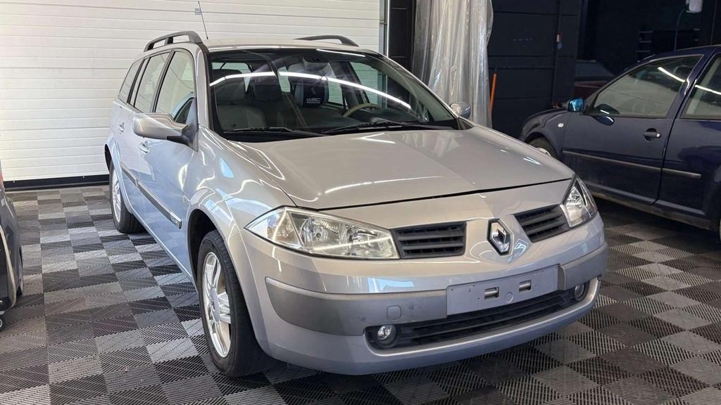 Renault Mégane SW 1.4i | 163.000 KM. | BJ. 2004, Autos, Argent ou Gris, Achat, Entreprise, Noir