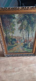 Schilderij landschap, Ophalen