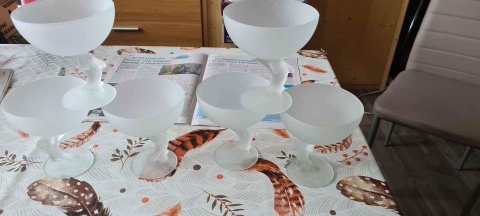 Coupe à glace dauphins, Maison & Meubles, Enlèvement, Neuf, Verre