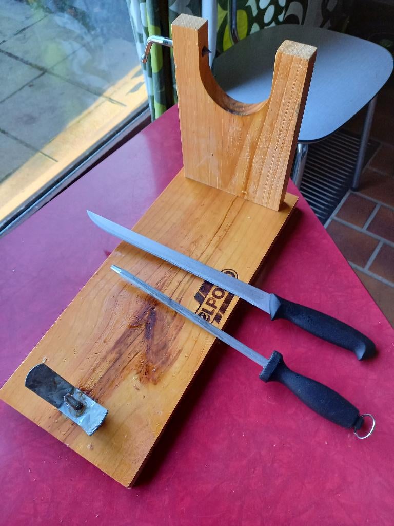 Planche, support de découpe pour Jambon, Ophalen, Hout, Snij-/serveerplank, Nieuw