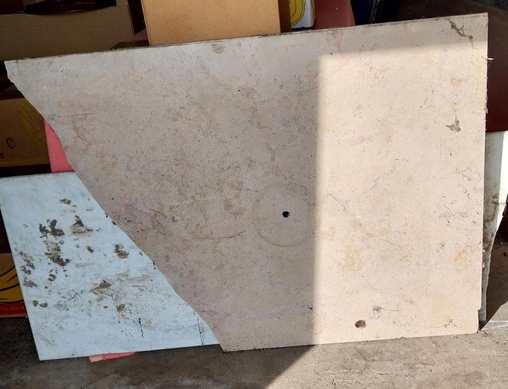 marmeren platen, Bricolage & Construction, Plaques & Panneaux, Utilisé, Autres matériaux, Moins de 20 mm, Enlèvement