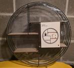 Étagère murale ronde métal/bois – neuve, Enlèvement