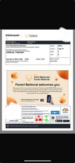 Ticket de concert, Tickets & Billets, Une personne