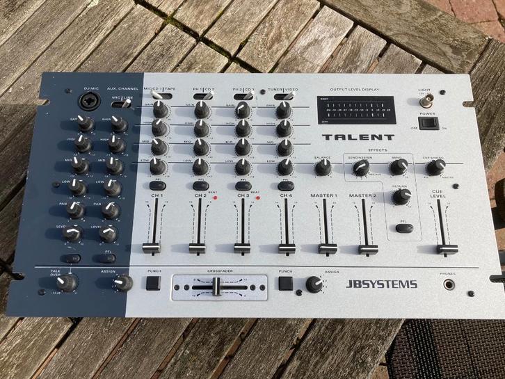JB Systems Talent DJ Mixer, Muziek en Instrumenten, Mengpanelen, Zo goed als nieuw, Microfooningang, Ophalen of Verzenden