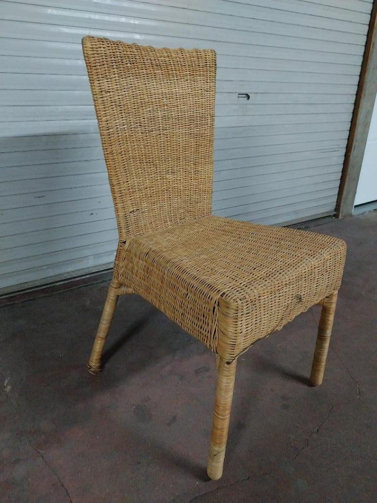 rieten stoel-en (1-6 stuks), Ophalen, Overige kleuren, Riet of Rotan, Zo goed als nieuw