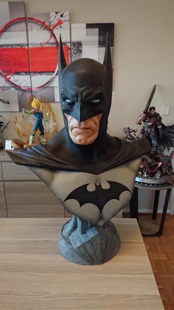 Life-Size Bust Batman DC Comics Sideshow Collectibles, Collections, Statues & Figurines, Comme neuf, Enlèvement