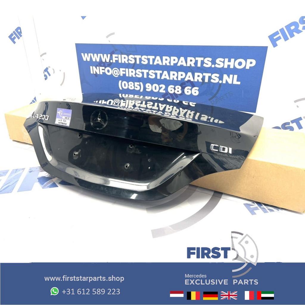 W117 C117 KOFFERBAK ACHTERKLEP ZWART CLA KLASSE SEDAN KOFFER, Gebruikt, -, Ophalen of Verzenden, -