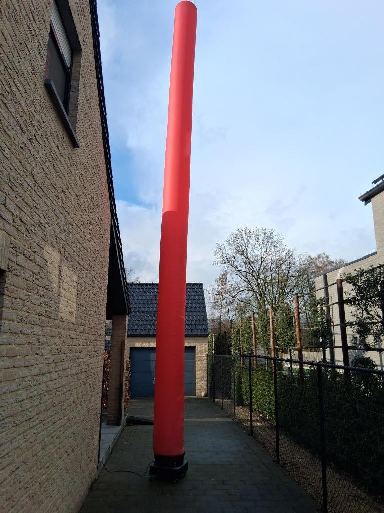 Skytube + blower, Hobby en Vrije tijd, Feestartikelen, Ophalen, Zo goed als nieuw, Feestartikel