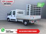 Opel Movano 2.2 140 pk DC Dubbel Cabine Open Laadbak/ 7 Pers, Auto's, Bestelwagens en Lichte vracht, Wit, Bedrijf, Electronic Stability Program (ESP)