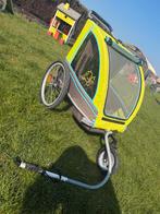 Fietskar/buggy voor 2 kinderen, Fietsen en Brommers, Ophalen, Opvouwbaar, 20 tot 40 kg, Zo goed als nieuw
