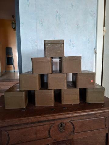 10 Boites de ration armée Belge C6 beschikbaar voor biedingen