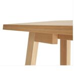 Tafel, Huis en Inrichting, Tafels | Eettafels, Ophalen, Eikenhout, 50 tot 100 cm, Zo goed als nieuw