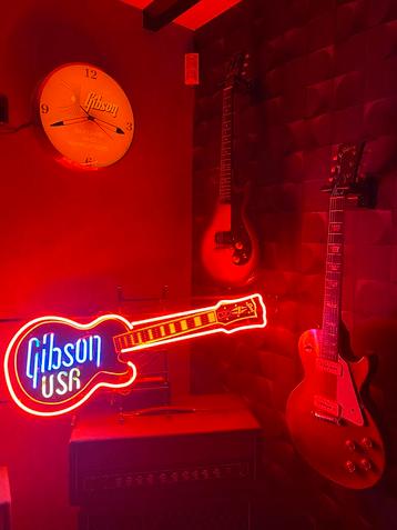 Originele Gibson Les Paul Custom Neon Reclame uit 1991   beschikbaar voor biedingen