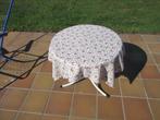 table pvc ronde "Grand Soleil'", Tuin en Terras, Picknicktafels, Ophalen, Gebruikt, Rond, Overige materialen