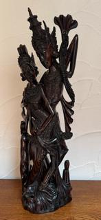 Handgesneden beeld “ Balinese dans “ 69cm hoog, Antiek en Kunst, Ophalen