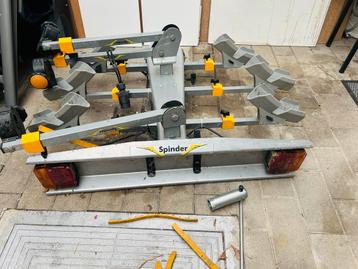 Fietsendrager Spinder voor 3 fietsen, Enlèvement, Utilisé