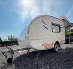 Mini caravan te huur, Disselslot, Vast bed, Tot en met 2, 55 kg