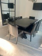 Eetkamertafel en stoelen, Huis en Inrichting, Tafels | Eettafels, Ophalen, Zo goed als nieuw