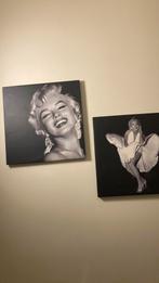 Canvas Marilyn Monroe, Moins de 50 cm, Enlèvement ou Envoi, Utilisé, Autres matériaux