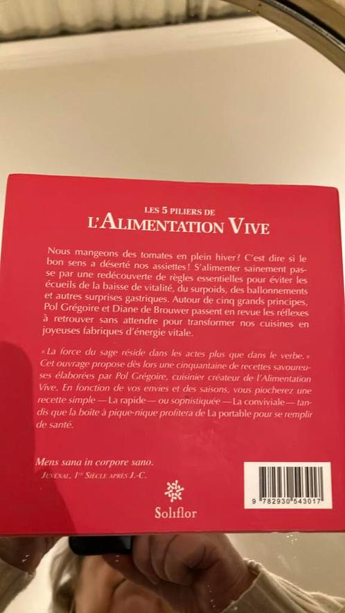 L’aAimentation Vive Pol Grégoire et Diane de Brouwer, Boeken, Kookboeken, Zo goed als nieuw, Ophalen