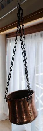 pot (suspension) en laiton, Moins de 25 cm, Rond, Enlèvement, Utilisé