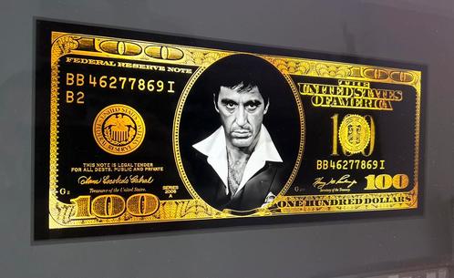 Tony Montana Scarface op plexiglas, Huis en Inrichting, Woonaccessoires | Schilderijen, Tekeningen en Foto's, Verzenden