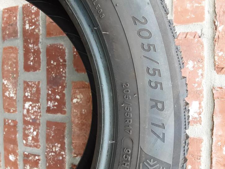 4 Michelin 205/55/17 winterbanden, Auto-onderdelen, Overige Auto-onderdelen, Citroën, Gebruikt, Ophalen
