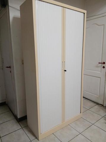 Metalen kast met luiken en sluiting Rehau Rauolet, Huis en Inrichting, Kasten | Roldeurkasten en Archiefkasten, Ophalen, Zo goed als nieuw