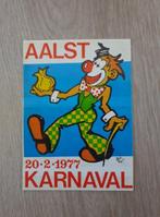 Carnaval Aalst sticker 1977, Collections, Autocollants, Enlèvement ou Envoi