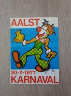 Carnaval Aalst sticker 1977, Ophalen of Verzenden