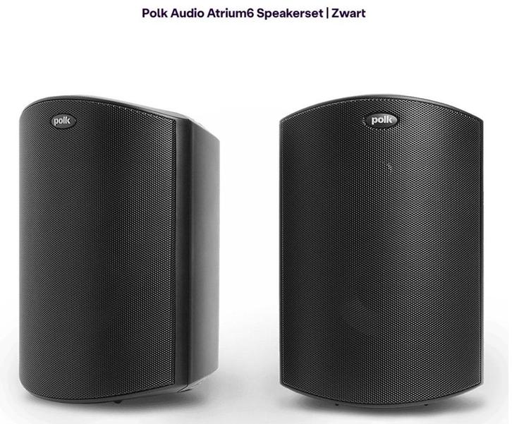Polk Audio Atrium6 Speakerset Premium All Weather, Audio, Tv en Foto, Luidsprekerboxen, Nieuw, Front, Rear of Stereo speakers