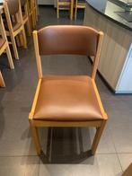 Houten stoelen, Bruin, Jaren 80, Zo goed als nieuw, Vijf, Zes of meer stoelen