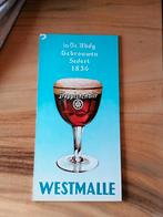 Oud karton reklamebordje Westmalle-Trappist., Ophalen of Verzenden