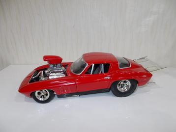 Hot Wheels Pro Street Corvette schaal 1:18 (zonder doos) beschikbaar voor biedingen