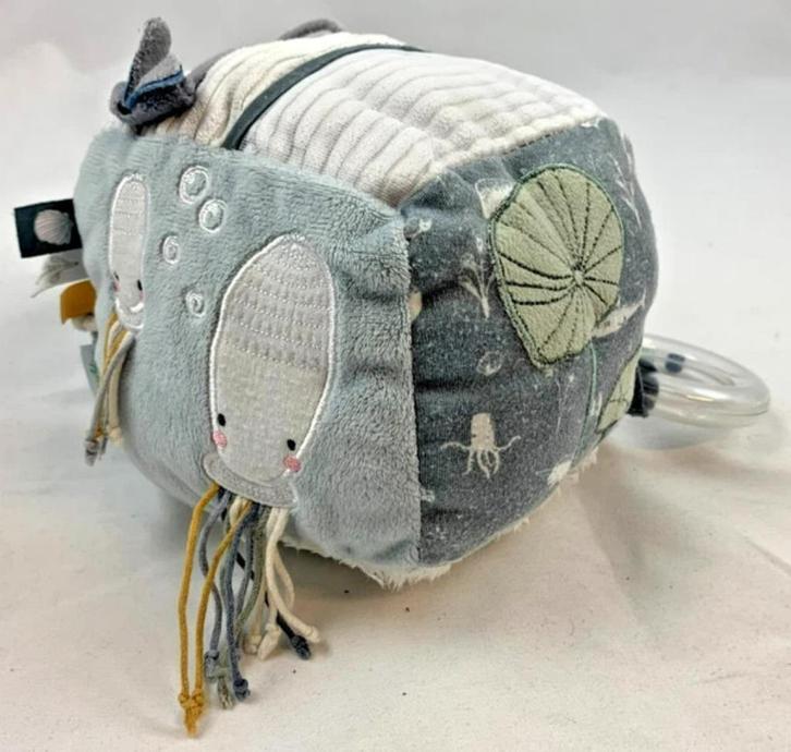Little Dutch Activiteitenkubus Oceaan pluche knuffel kubus, Kinderen en Baby's, Speelgoed | Babyspeelgoed, Zo goed als nieuw, Verzenden