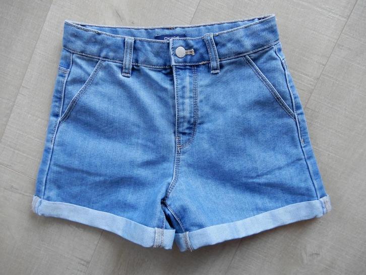 Short jeans Okaidi 7 ans, Kinderen en Baby's, Kinderkleding | Maat 122, Gebruikt, Meisje, Broek, Ophalen of Verzenden