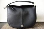 Sac "Savanna" cuir noir "AIGNER" Envoi compris, Verzenden, Zo goed als nieuw, Zwart