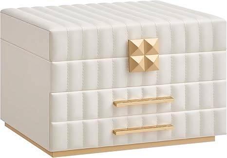 Boîte à bijoux à 3 niveaux | LIVRAISON GRATUITE, Bijoux, Sacs & Beauté, Boîtes de maquillage & Beauty case, Neuf, Rigide, Blanc