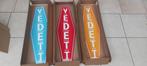 3 emailleborden Vedett (nieuw in verpakking), Ophalen of Verzenden, Nieuw, Reclamebord, Plaat of Schild, Duvel