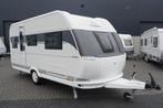 Nieuwe 3pers.Hobby met 2x1p bed, rondzit, Rondzit, Hobby, Bedrijf, Reservewiel