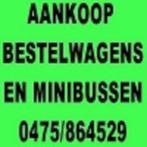 Aankoop bestelwagens , 4x4 , pick-ups , minibussen, Te koop, Bedrijf